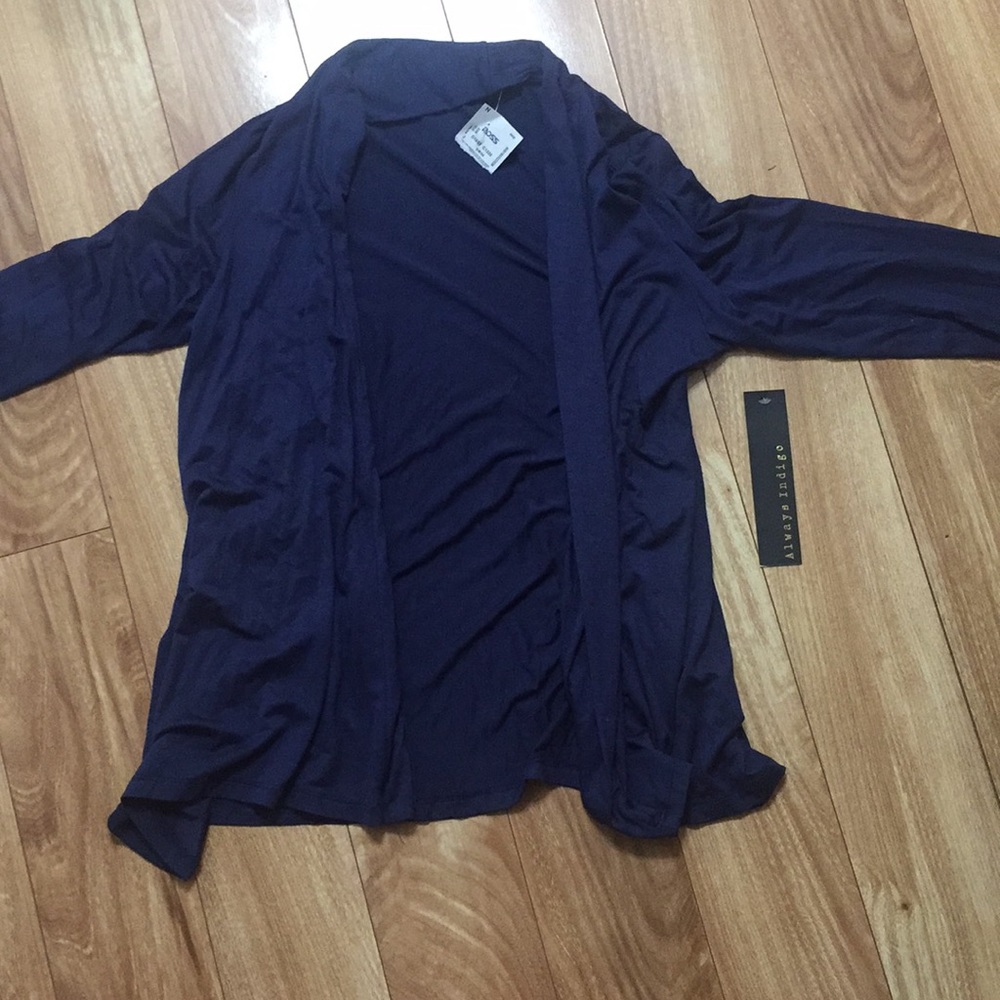 Always Indigo Royal Blue Cardigan XL